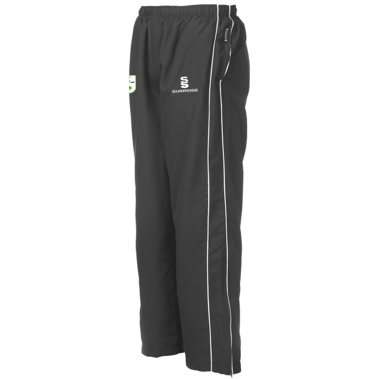 MAYLANDS GREEN CC Classic Tracksuit Pant With Thigh Length Zip Black Female