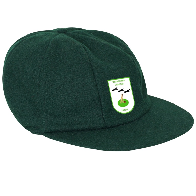 Baggy Cricket Cap - Bottle Green