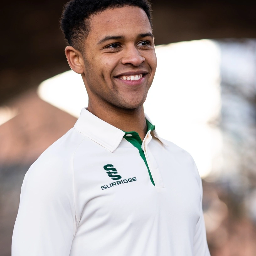 Maylands Green CC - Ergo Long Sleeve Green Trim Shirt