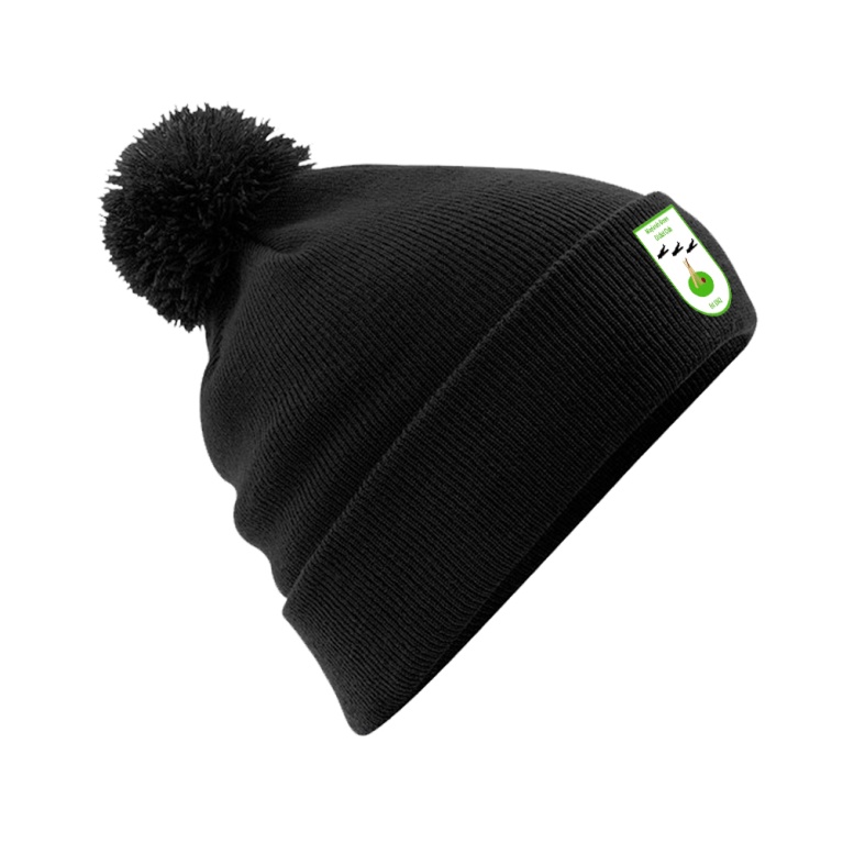 MAYLANDS GREEN CC Original Pom Pom Beanie : Black