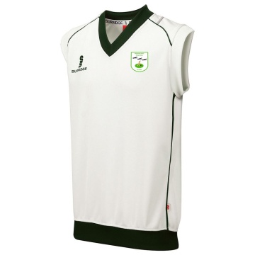 Maylands Green CC - Sleeveless Sweater Green Trim