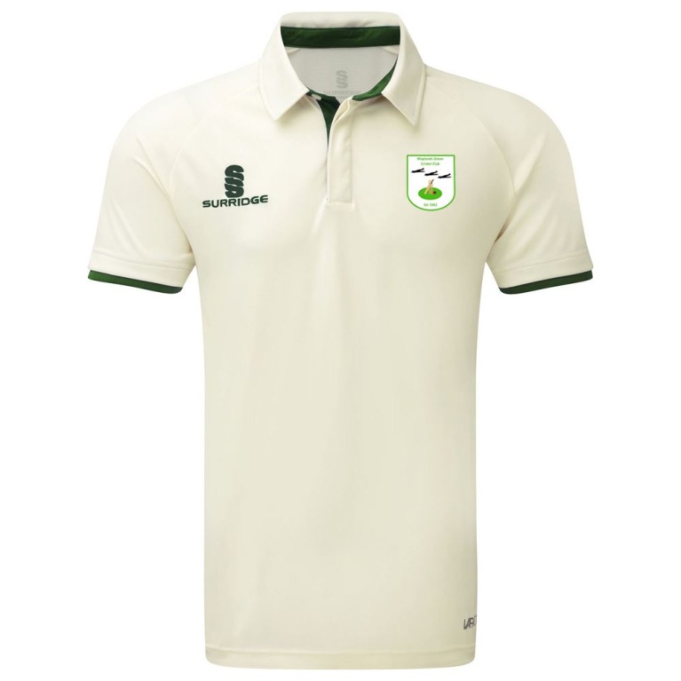 Maylands Green CC - Ergo Short Sleeve Green Trim Shirt