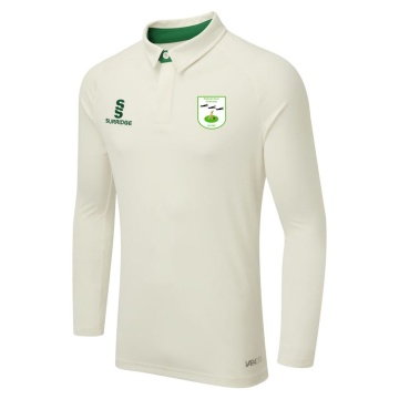 Maylands Green CC - Ergo Long Sleeve Green Trim Shirt